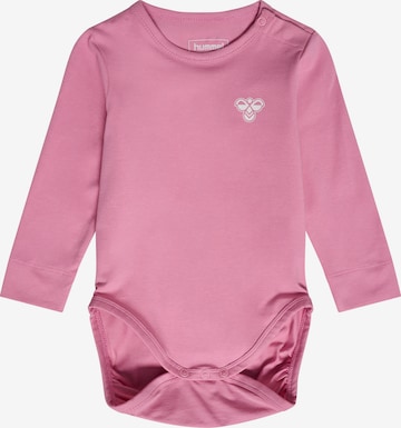 Hummel Romper/bodysuit in Pink: front