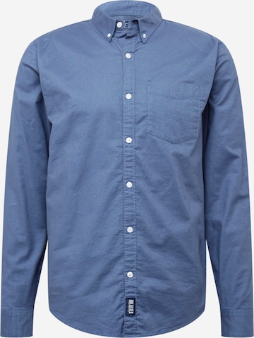 HOLLISTER Regular fit Button Up Shirt in Blue: front