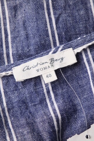 Christian Berg Bluse L in Blau