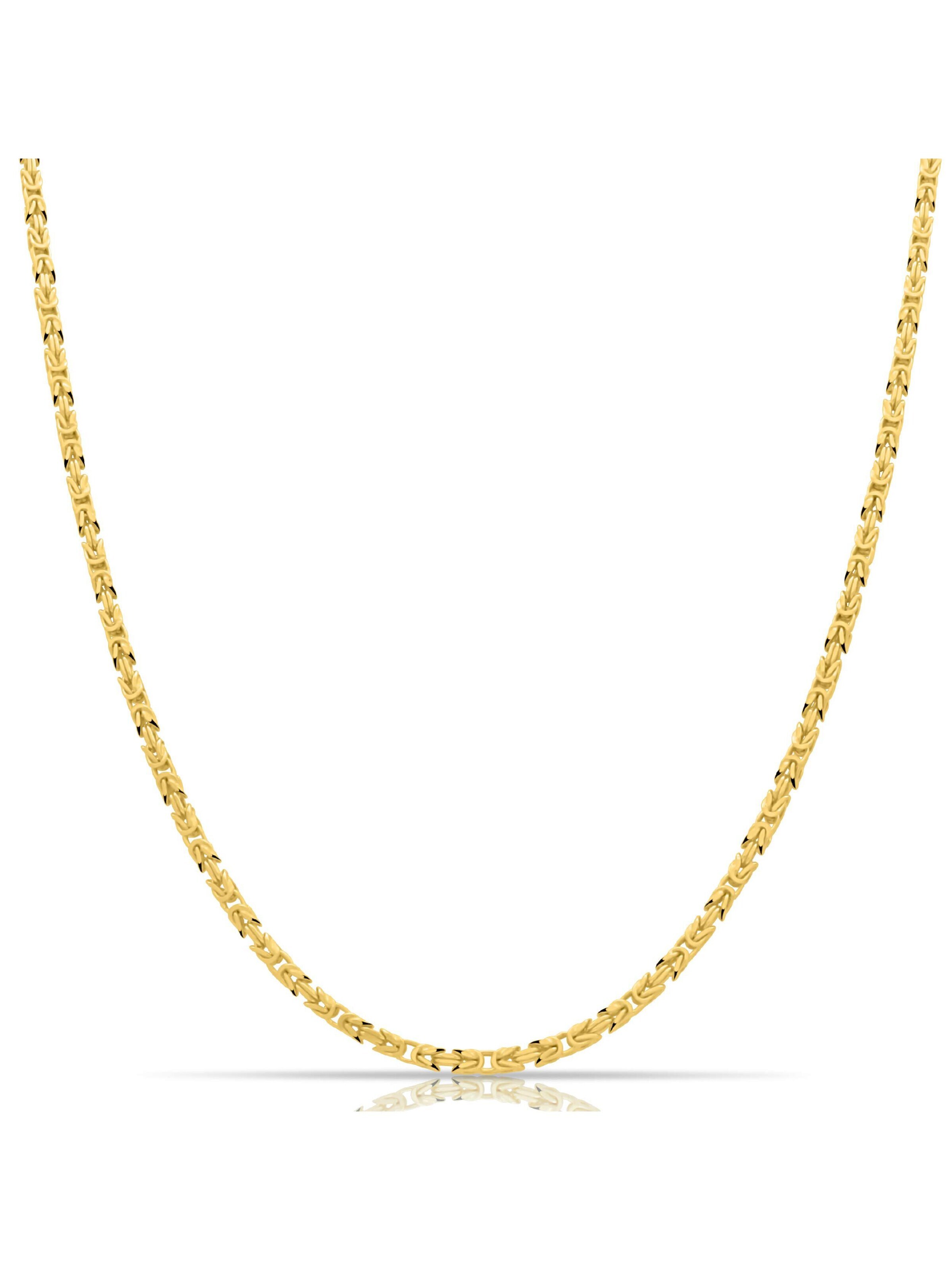 Tony Fein Kette 'König'‌‌‌‌‌‌ in Gold: Vorderseite