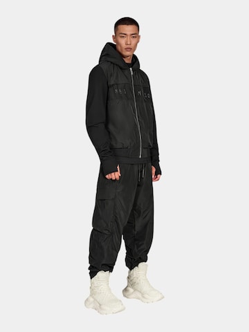 Parka di mezza stagione 'Core Block Hoodie - H17644' di Made By Society in nero: frontale