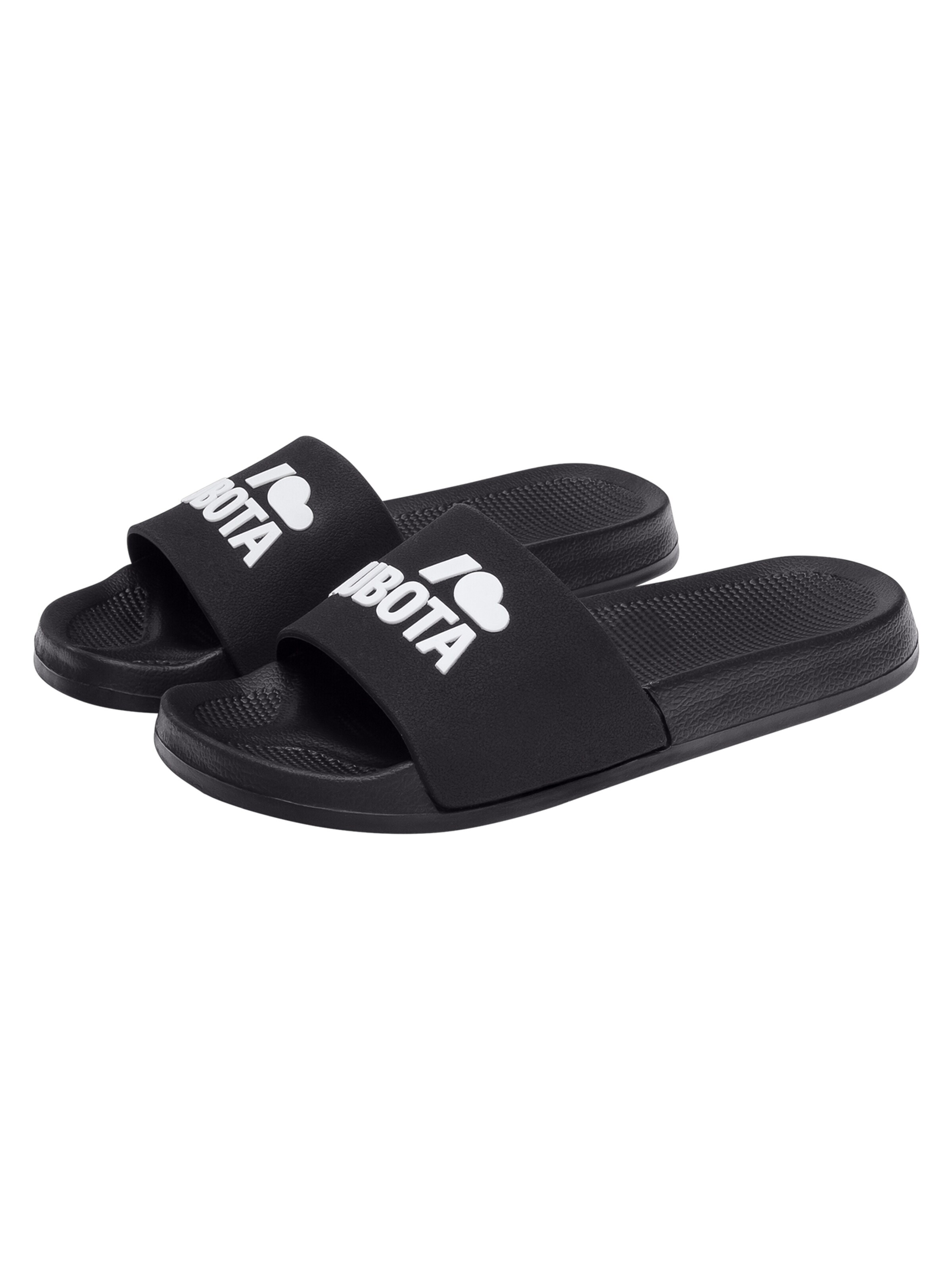 Claquettes / Tongs 'Kubota Women's Slip-On Mint Basic Plain Pool Slides' Kubota en noir