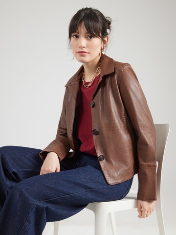 OAKWOOD Átmeneti dzseki 'LEXIA' - barna: elől