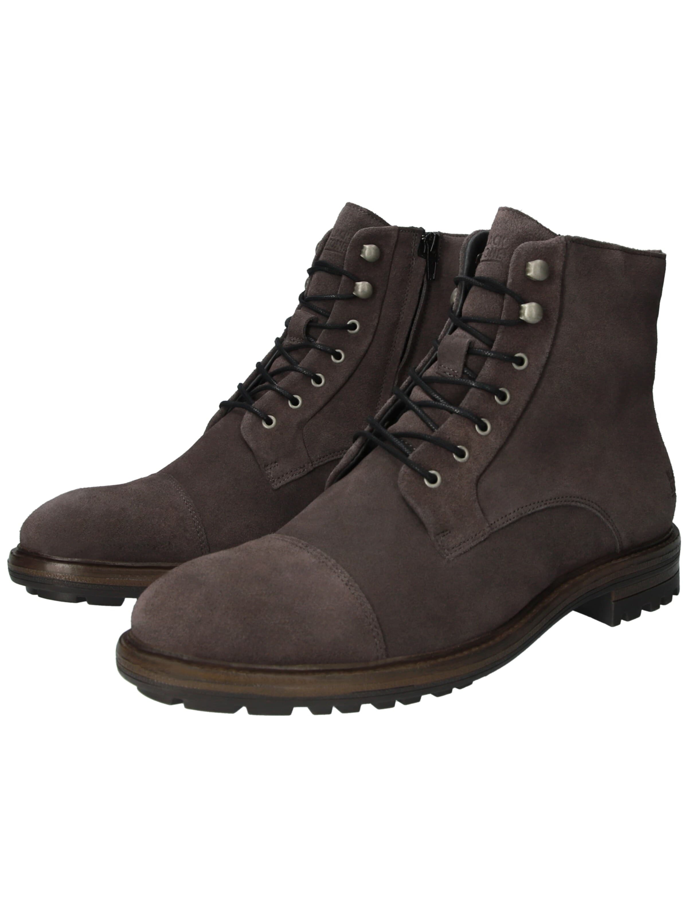 BLACKSTONE Schnürboots 'LESTER' in Grau