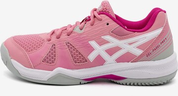 Chaussure de sport 'Padel Pro 5' ASICS en rose : devant