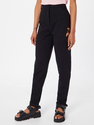 PATRIZIA PEPE Slim fit Pants in Black: front