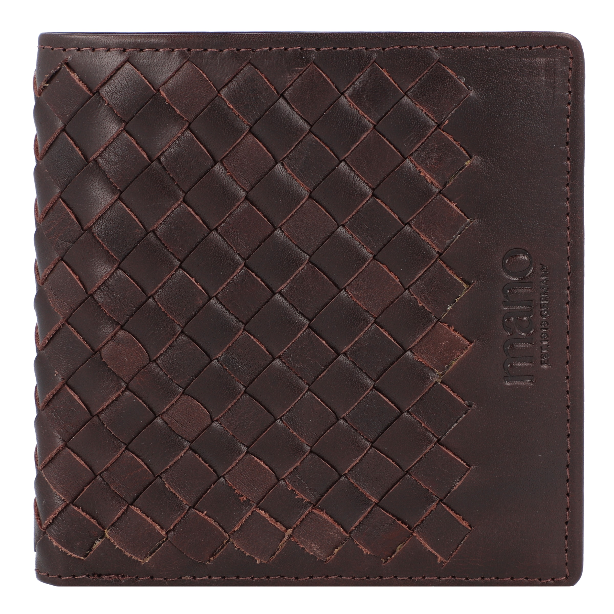 mano Portemonnaie in Braun: Vorderseite