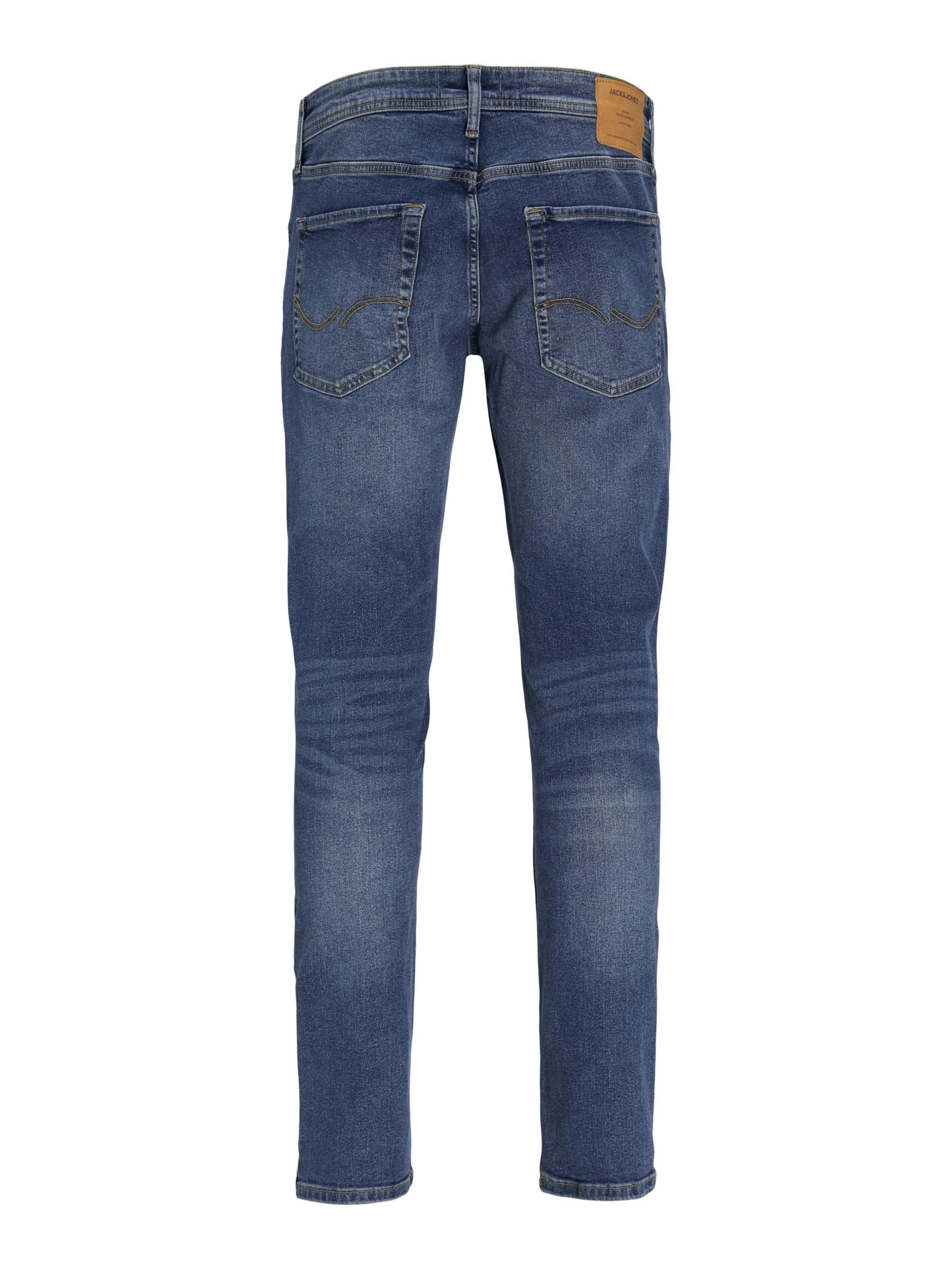 JACK & JONES Slimfit Kavbojke 'JJRGlenn' | modra barva