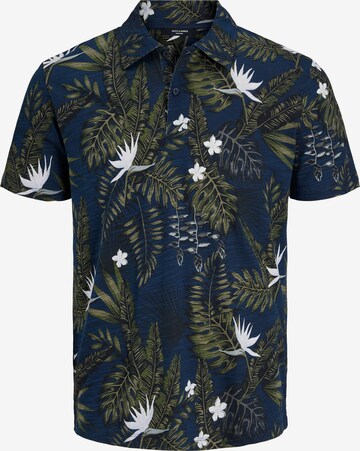 JACK & JONES T-shirt 'Tropic' i blå: framsida