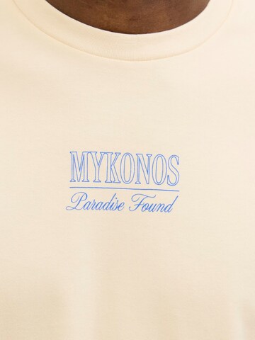 T-Shirt JACK & JONES en beige