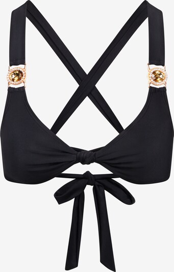 Moda Minx Bikinitop 'Amour Knot' in schwarz, Produktansicht