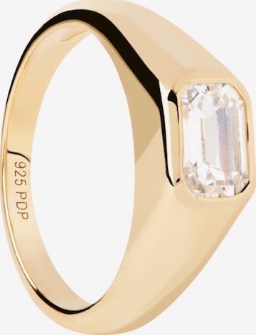 Bague P D PAOLA en or : devant