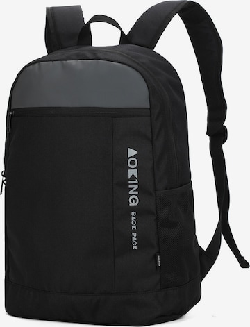 Aoking Backpack in Black: front