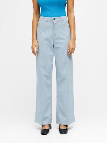 Wide Leg Jean OBJECT en bleu : devant