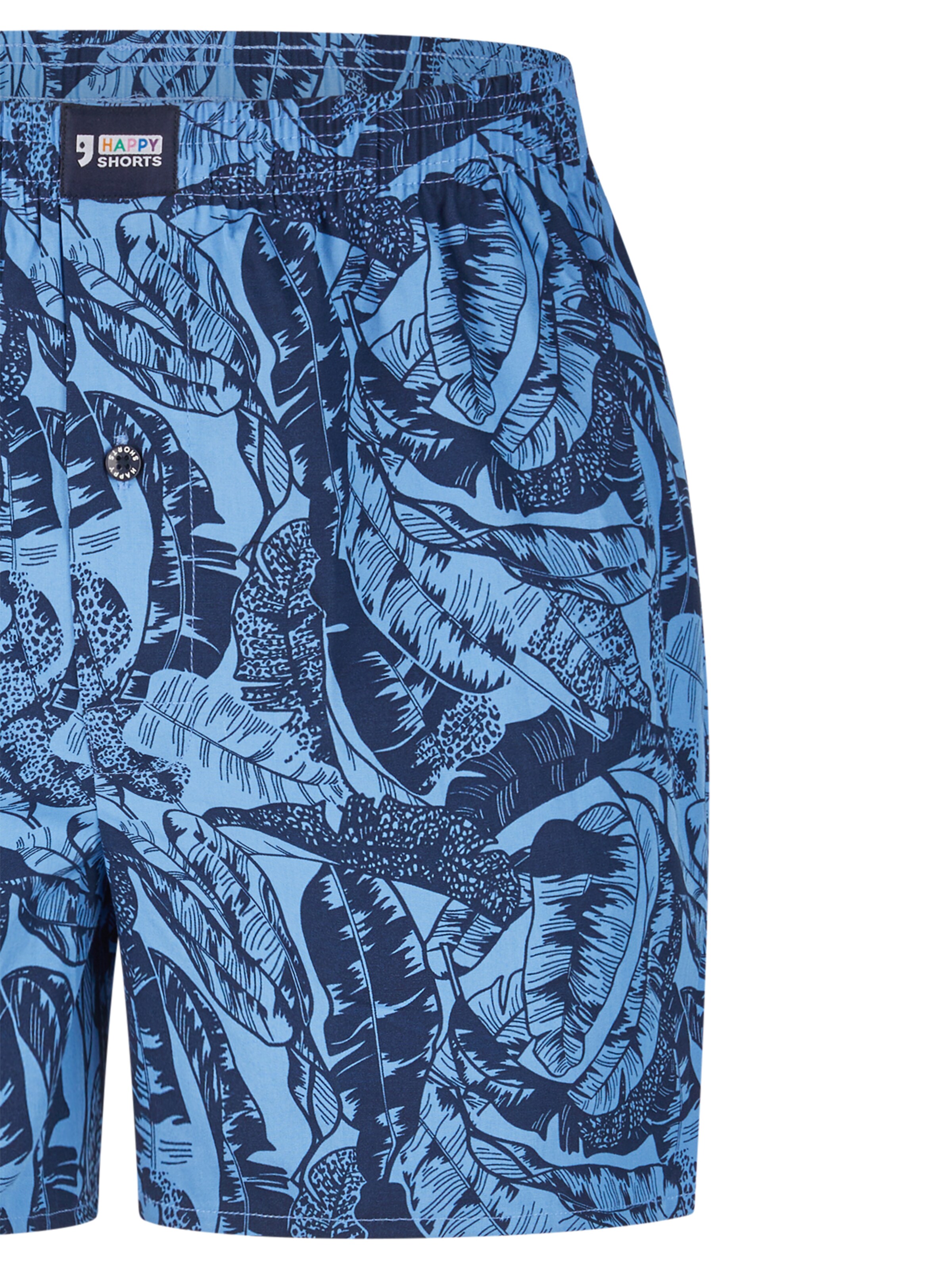 Happy Shorts Boxer ' Motives ' in Blau
