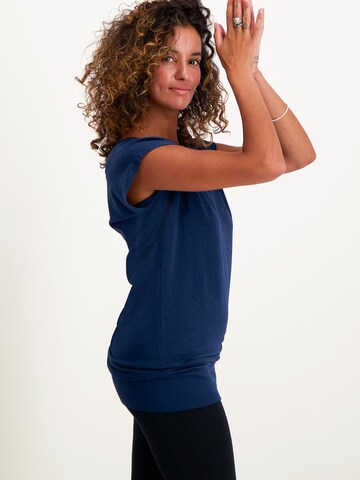 Urban Goddess Yoga & Activewear Sporttop 'Asana' in Blau