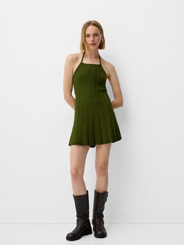 Abito in maglia di Bershka in verde