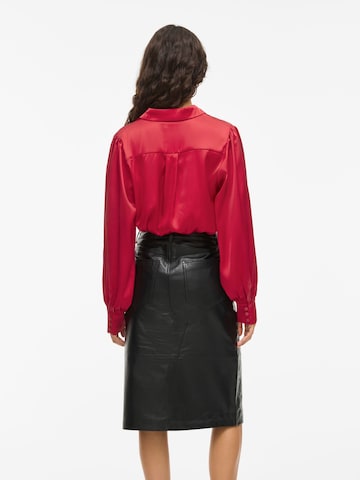 Chemisier 'VIEnna Ravenna' VILA en rouge