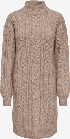 ONLY Knit dress 'IDA' in Brown: front