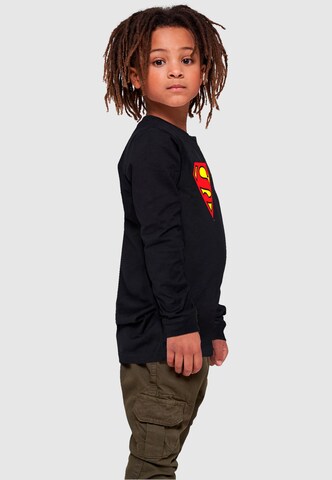 ABSOLUTE CULT Shirt 'DC Originals - Superman Shield' in Zwart