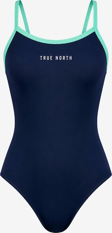 True North Classic Active Swimsuit 'Damen Badeanzug "Aqua"' in Blue: front