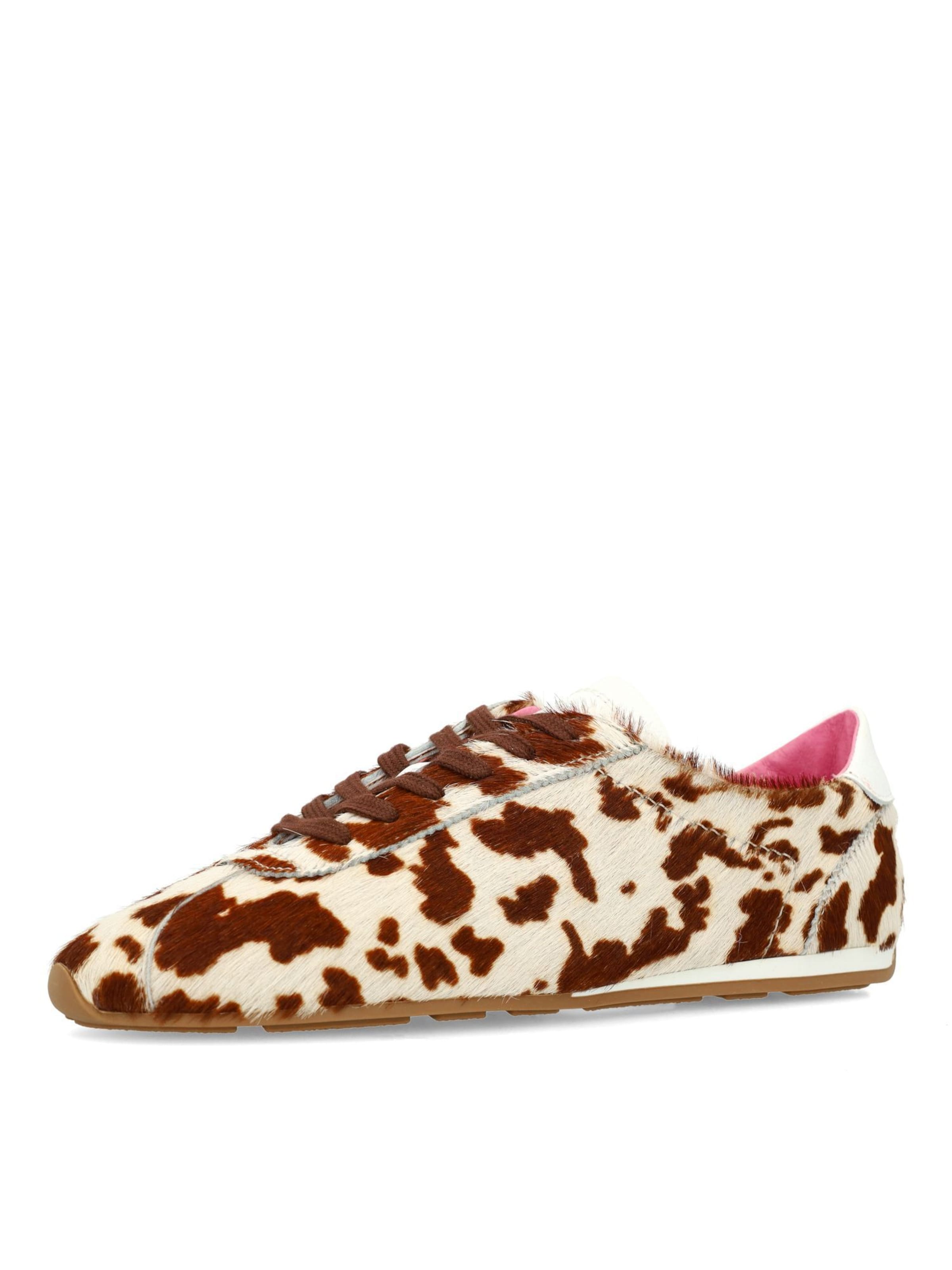 SACHA Sneakers laag in de kleur Beige / Bruin / Rosa, Productweergave