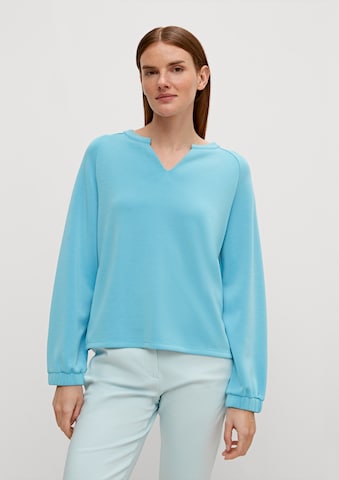 COMMA Blouse in Blue: front