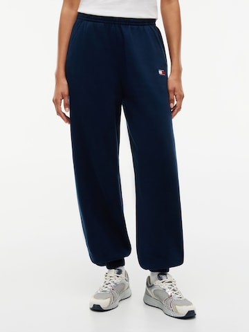Tommy Jeans Zúžený Kalhoty – modrá: přední strana