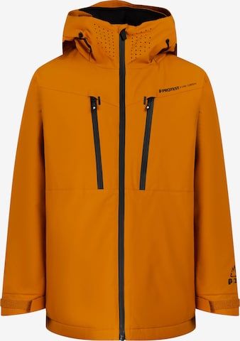 PROTEST Athletic Jacket 'PRTWixan JR' in Beige: front