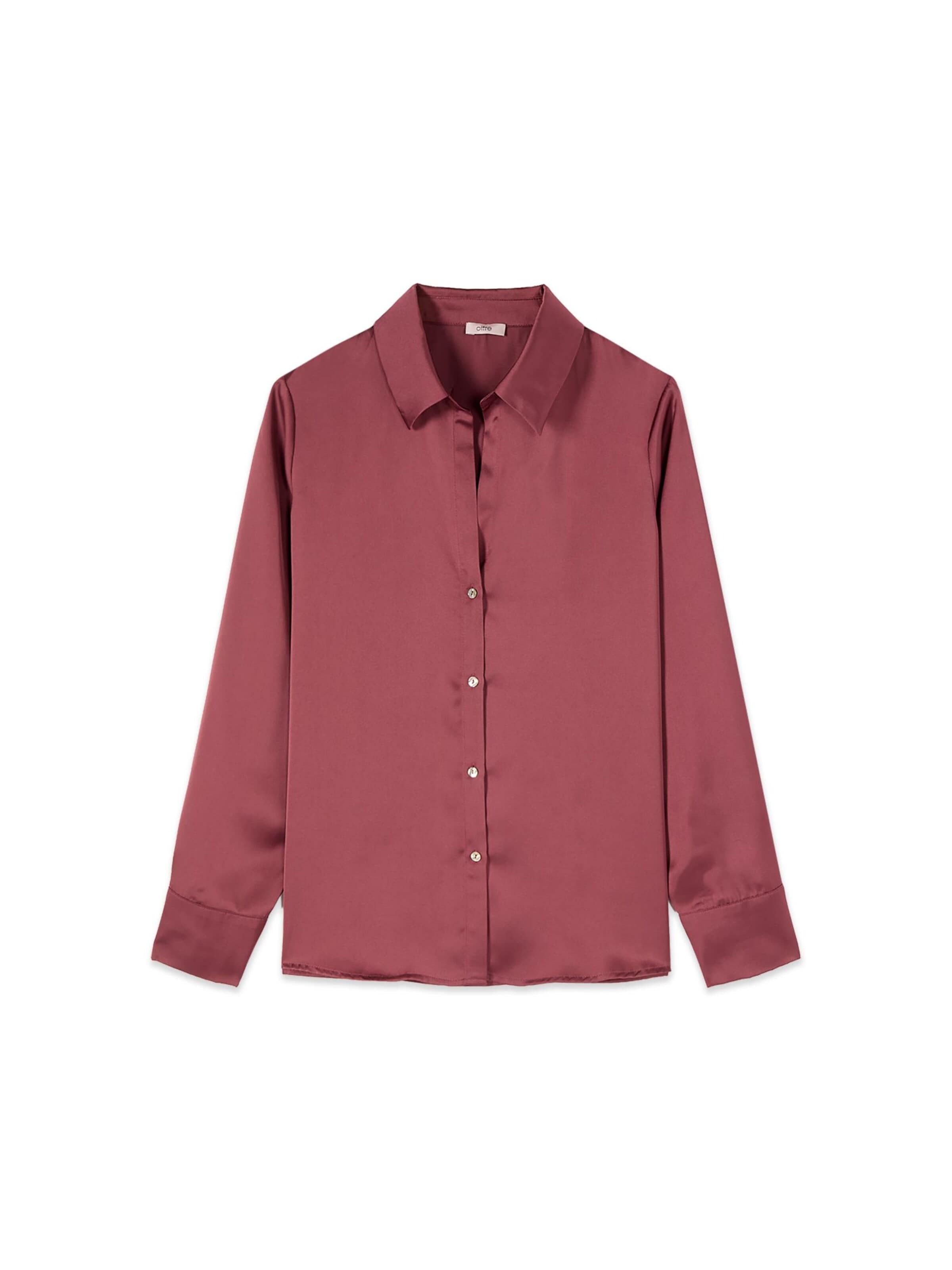 Camicia da donna di oltre in rosso: frontale