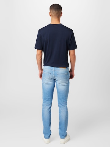 BOSS Orange Slimfit Jeans 'Delaware' in Blauw