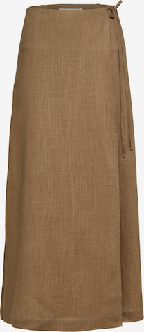 SELECTED FEMME Rok 'Loisa' in Bruin: voorkant