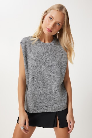 Happiness İstanbul Sweater in Grey: front