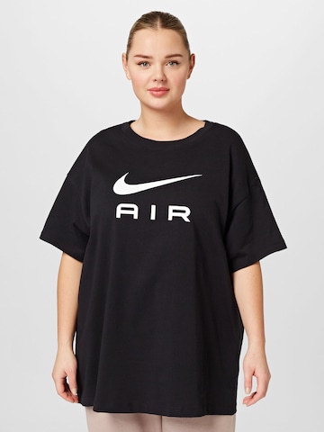 Nike Sportswear - Camiseta funcional en negro: frente