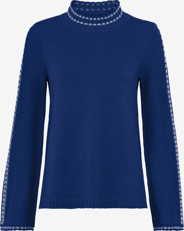 Pullover di heine in blu: frontale