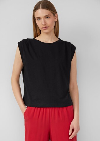 s.Oliver T-Shirt in Schwarz: Vorderseite