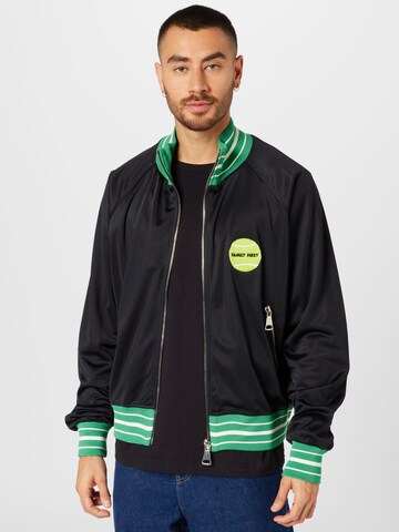 Family First Between-Season Jacket in Black: front