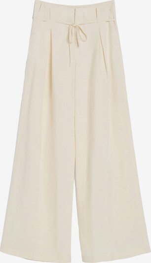 Bershka Pleat-front trousers in Ecru, Item view