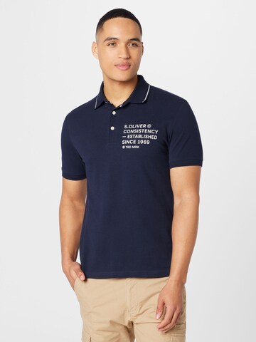 s.Oliver Shirt in Blue: front