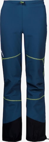 VAUDE Regular Outdoor Pants 'Capacida' in Blue: front