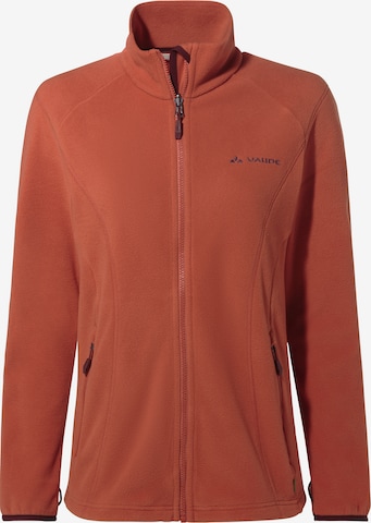 VAUDE Funktionsfleecejacke 'Rosemoor' in Braun: Vorderseite
