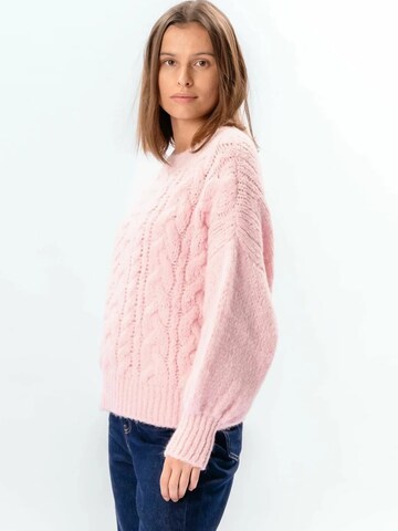 Pullover ' Emma Cable ' di TEESHOPPEN in rosa