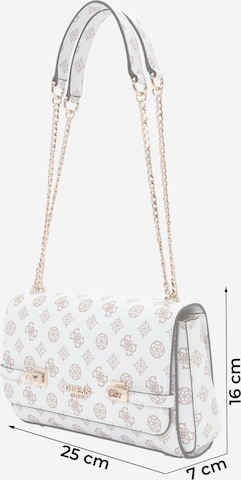 Sac bandoulière 'LORALEE' GUESS en blanc