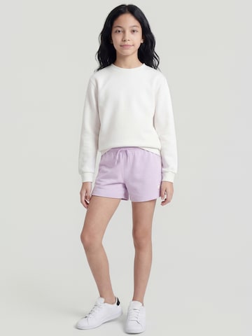 CONVERSE Regular Broek in Lila: voorkant