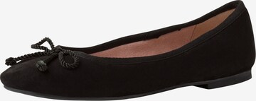 TAMARIS Ballet Flats in Black: front