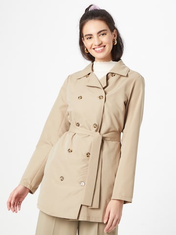 Manteau mi-saison 'DICTE' LMTD en beige : devant