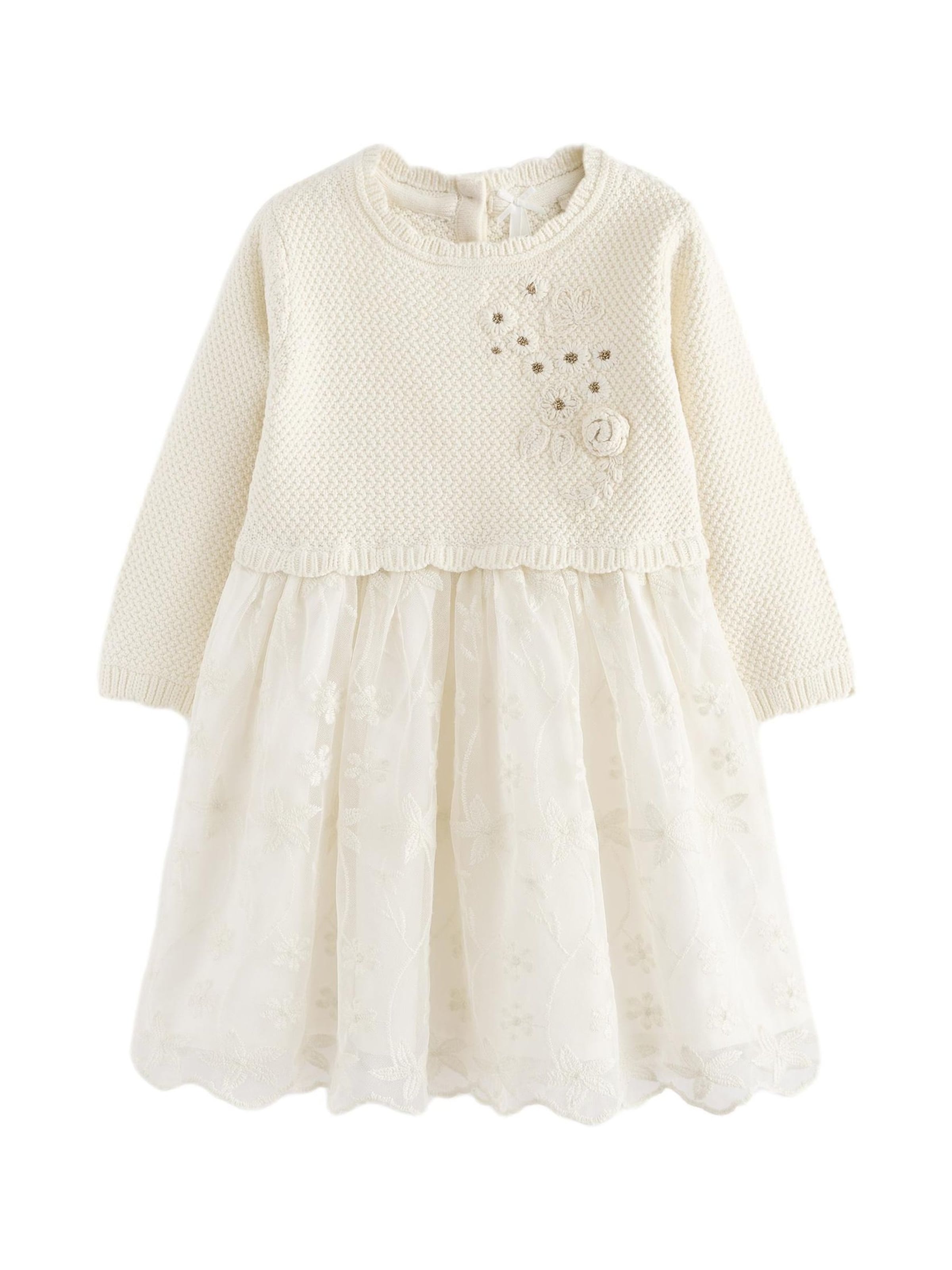 Next Kleid in Beige: Vorderseite