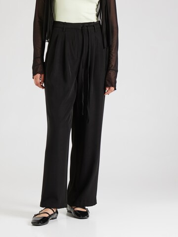 VERO MODA - Pierna ancha Pantalón plisado 'VMKRISTEL' en negro: frente