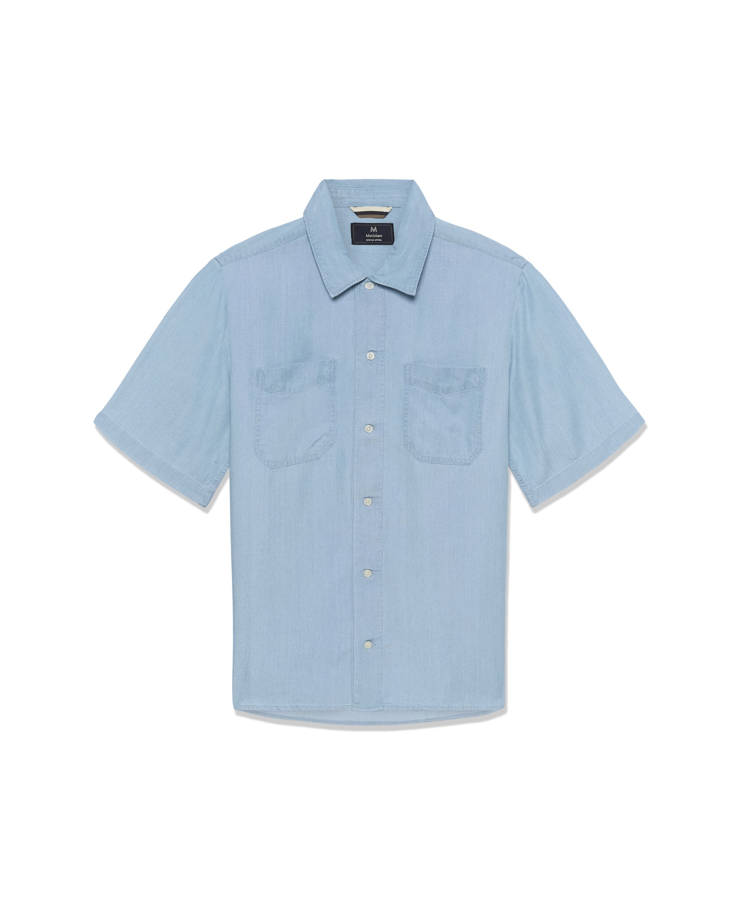 Matinique Regular Fit Skjorte 'Pelton' i blå: forside