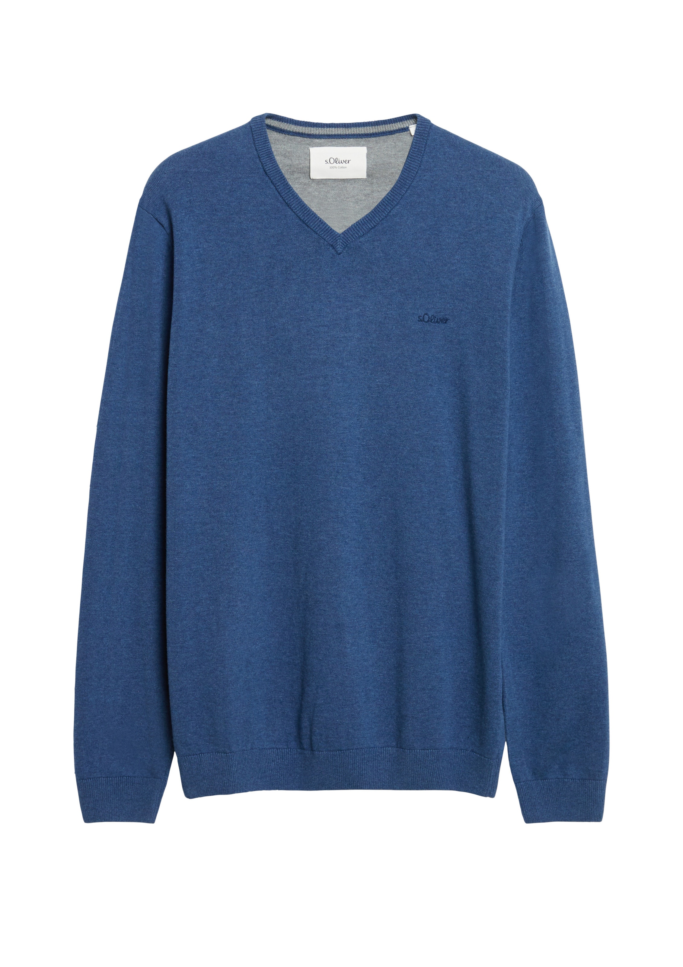 s.Oliver Pullover in Blau: Vorderseite